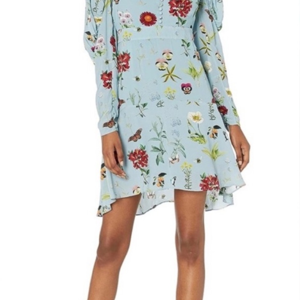 Joie Blue Long Sleeve V-Neck - Picture 4 of 14